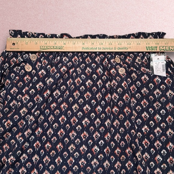 New! Maurices Pattern Flowy Skirt - Picture 5 of 5
